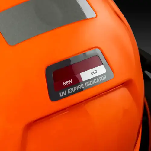 Capacete Florestal Husqvarna Technical com sistema Mips Laranja